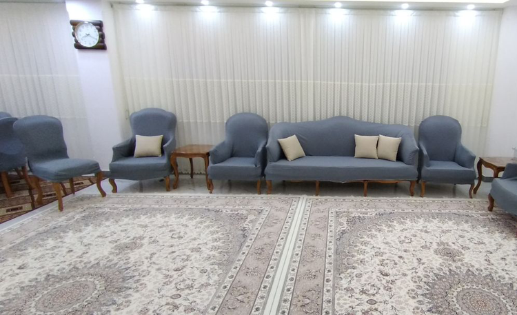 کاورمبل طرح اسکوار مصطفیکاور هفت نفره۳/۲/۱/۱ سوپرکش دولایه(ساده)